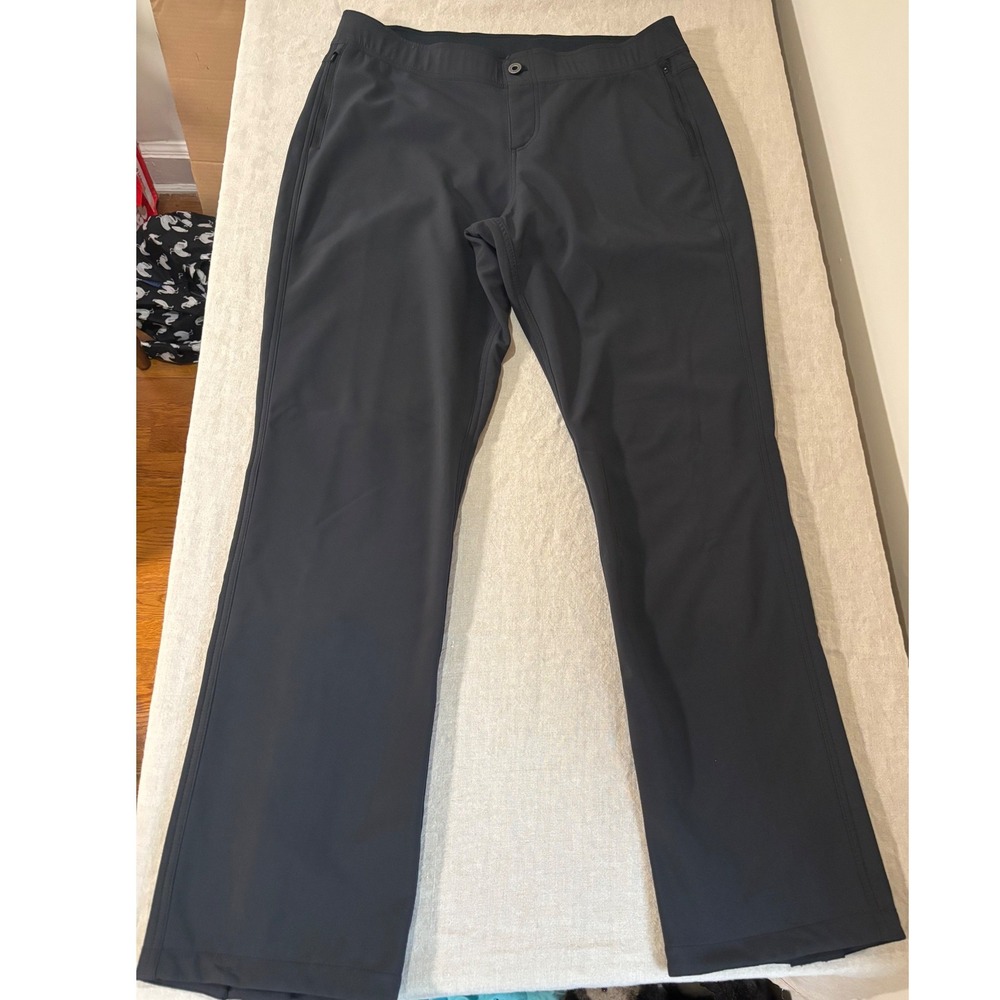 Kuhl Frost Softshell Pants Black Fleece Lined Hiking Outdoor Women 16 Regular - Picture 2 of 11